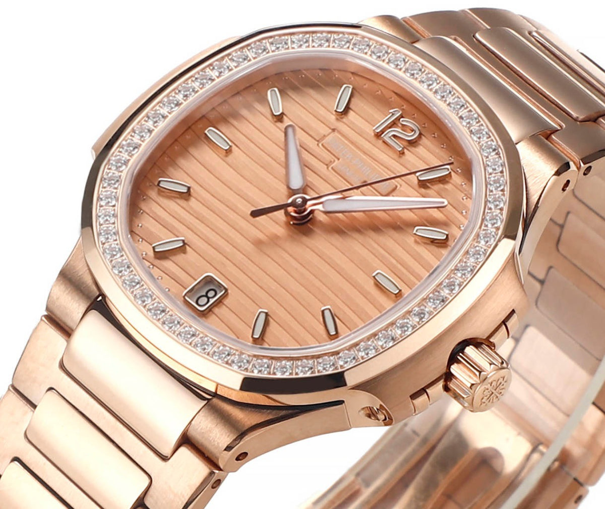 Patek Philippe Nautilus 7118 Ladies Watch 35mm| Custom Cal.324SC