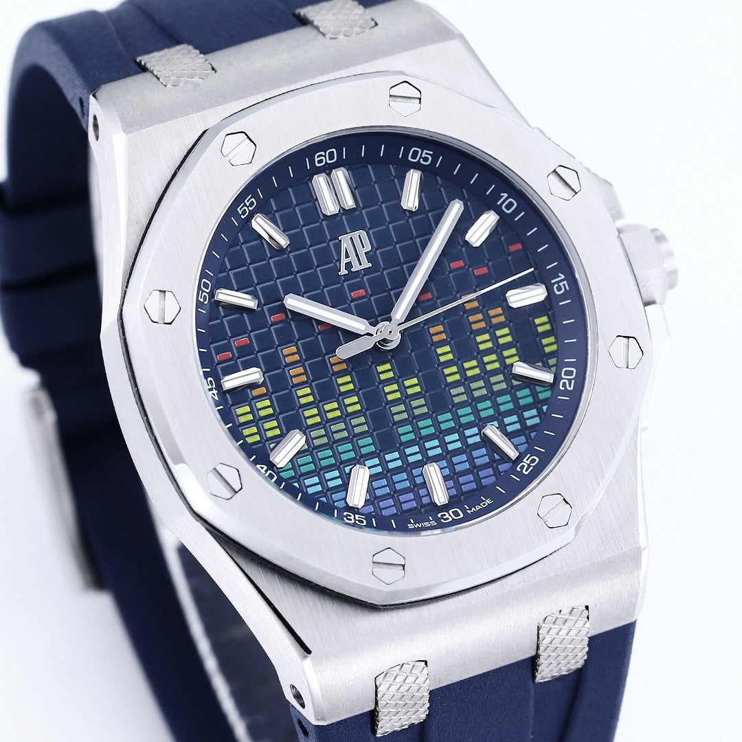 Audemars Piguet Royal Oak 15600 Music Edition Watch, ZF Factory, 44mm, CAL.4309 Movement