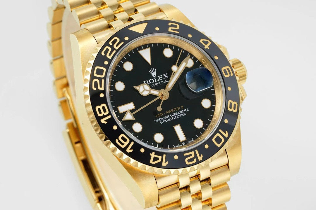 Rolex GMT Travel Watch 904L Steel Cal.3285 Movement