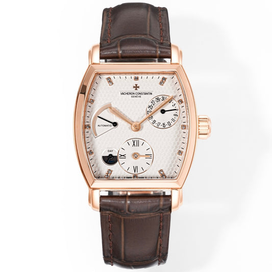 Vacheron Constantin Malte Super Clone Watch | Cal.1222 Movement, Dual Time, Power Reserve, 60M Waterproof