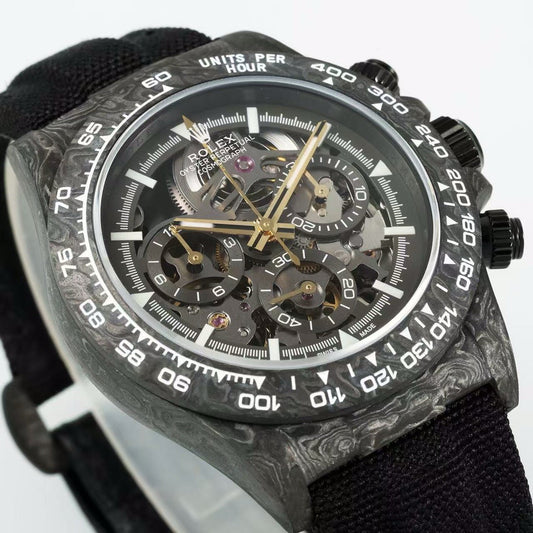 Rolex Diw Carbon Skeleton Chronograph