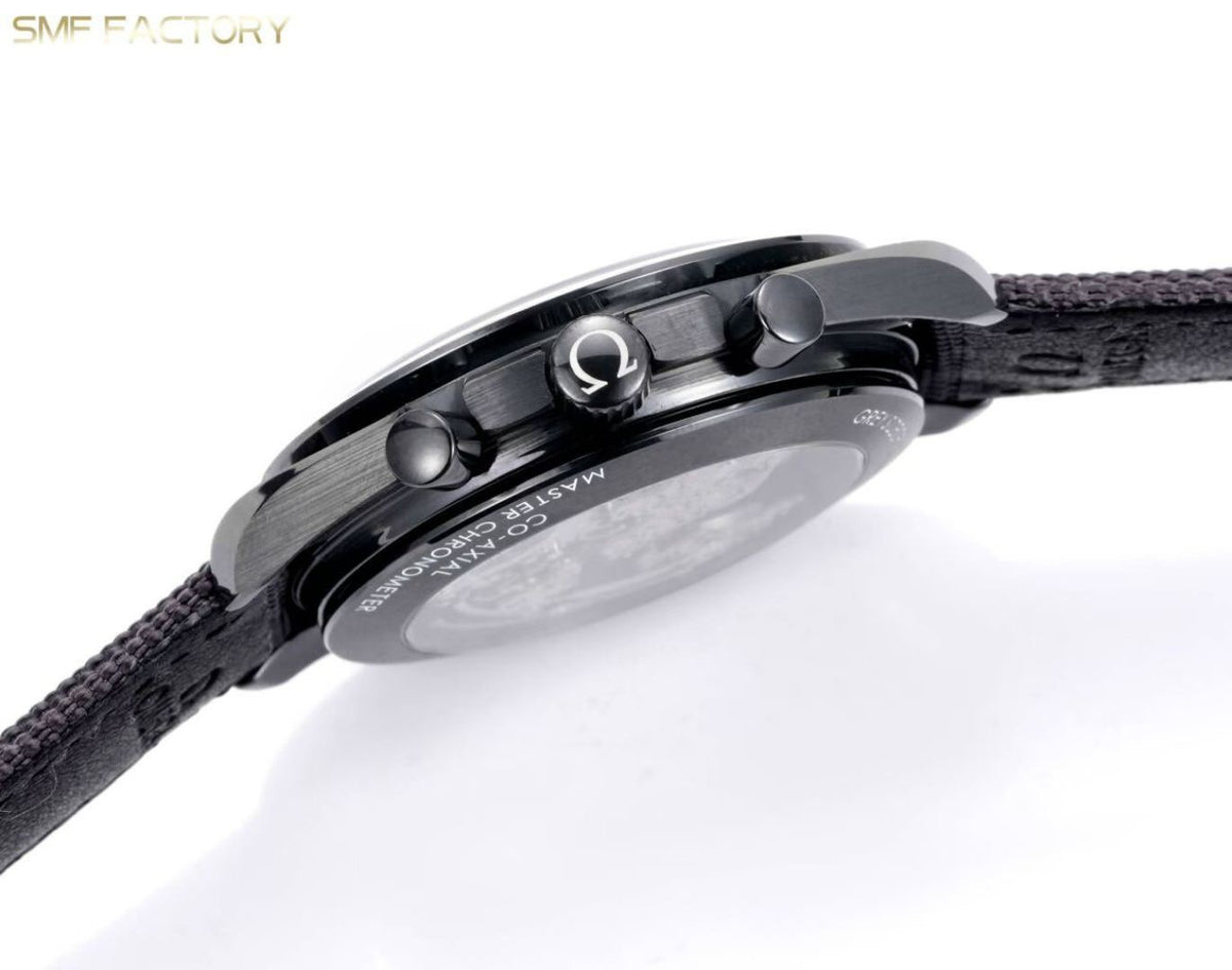 Omega Speedmaster Dark Side of the Moon SMF RW6 Top‑Grade Manual Chronograph Watch Genuine Ceramic Case