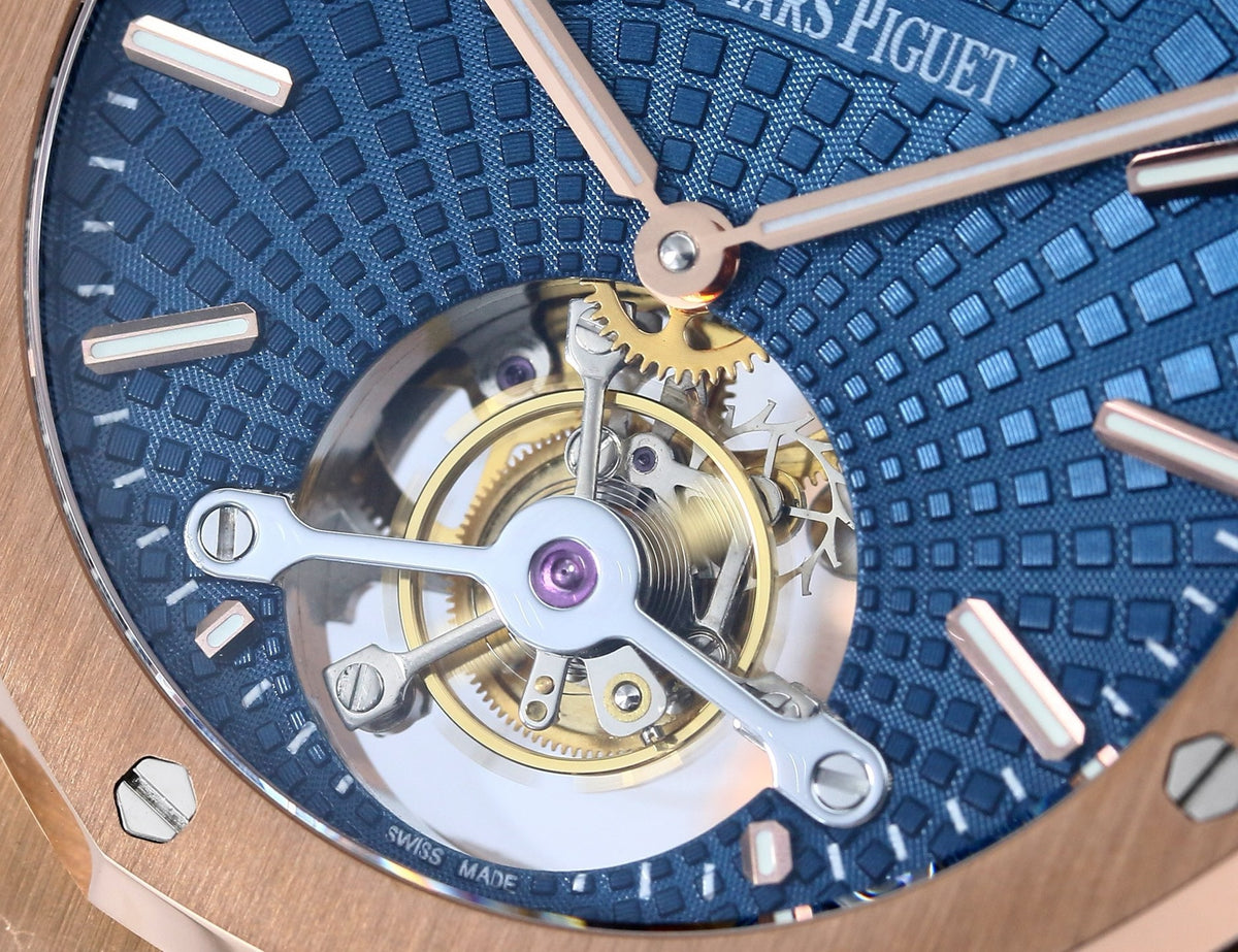 Audemars Piguet Royal Oak Tourbillon 41mm Evolutive Tapisserie Dial Automatic Watch