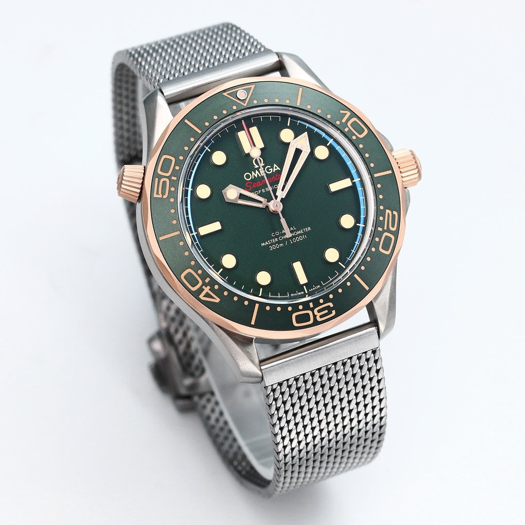 OMEGA Seamaster ER Upgraded Titanium Bronze Gold 007 Watch