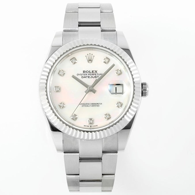 Rolex EWE Factory Datejust 41mm Men Watch, 3235 Automatic Movement, 904L Steel