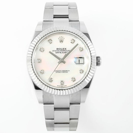 Rolex EWE Factory Datejust 41mm Men Watch, 3235 Automatic Movement, 904L Steel