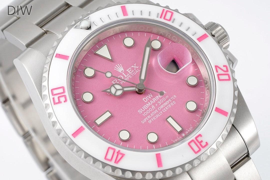 Rolex DIW Custom Submariner Dive Watch 904L Steel 3135 Automatic Movement Multiple Dial Colors