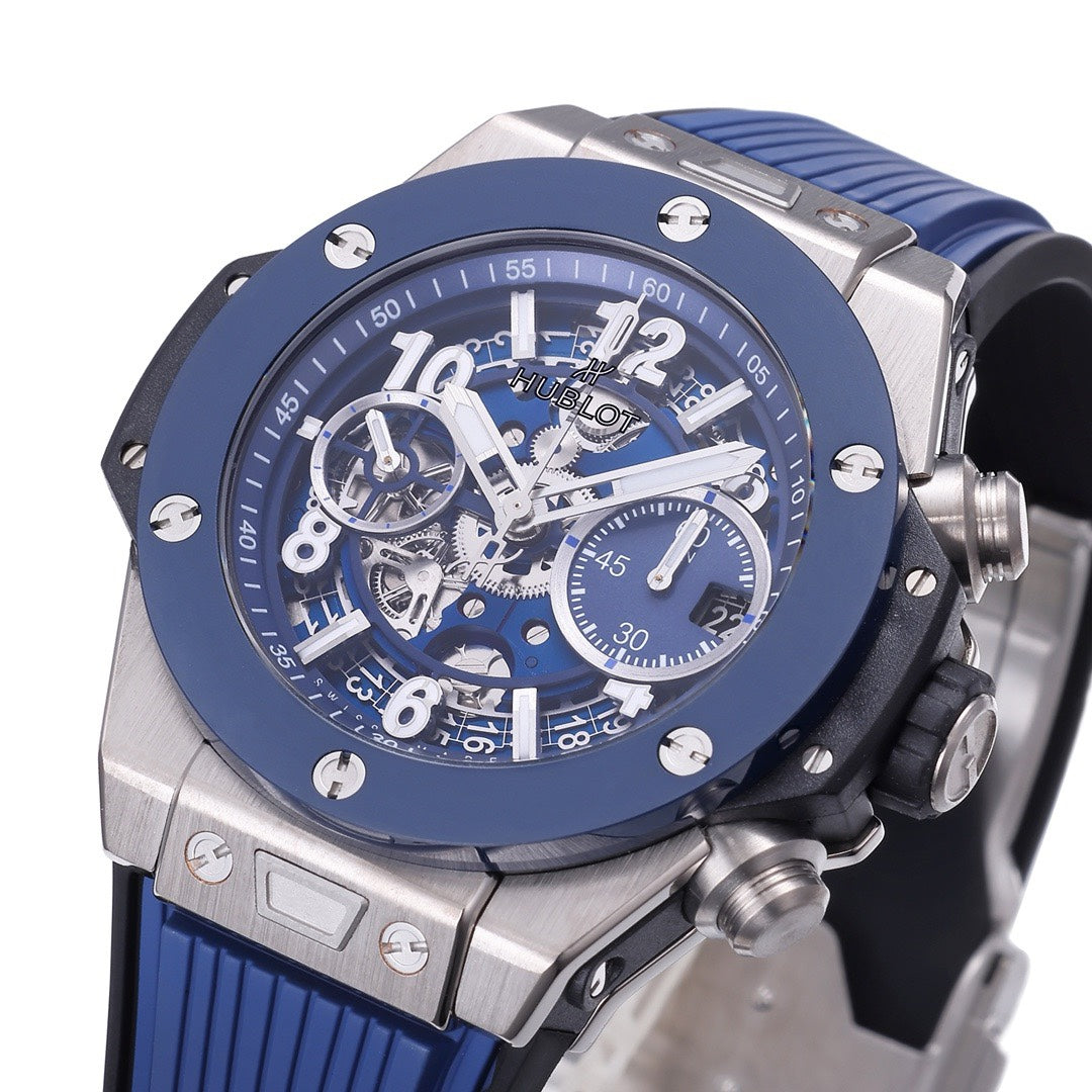 Hublot Big Bang Automatic Chronograph Watch 42mm Titanium Rubber Strap