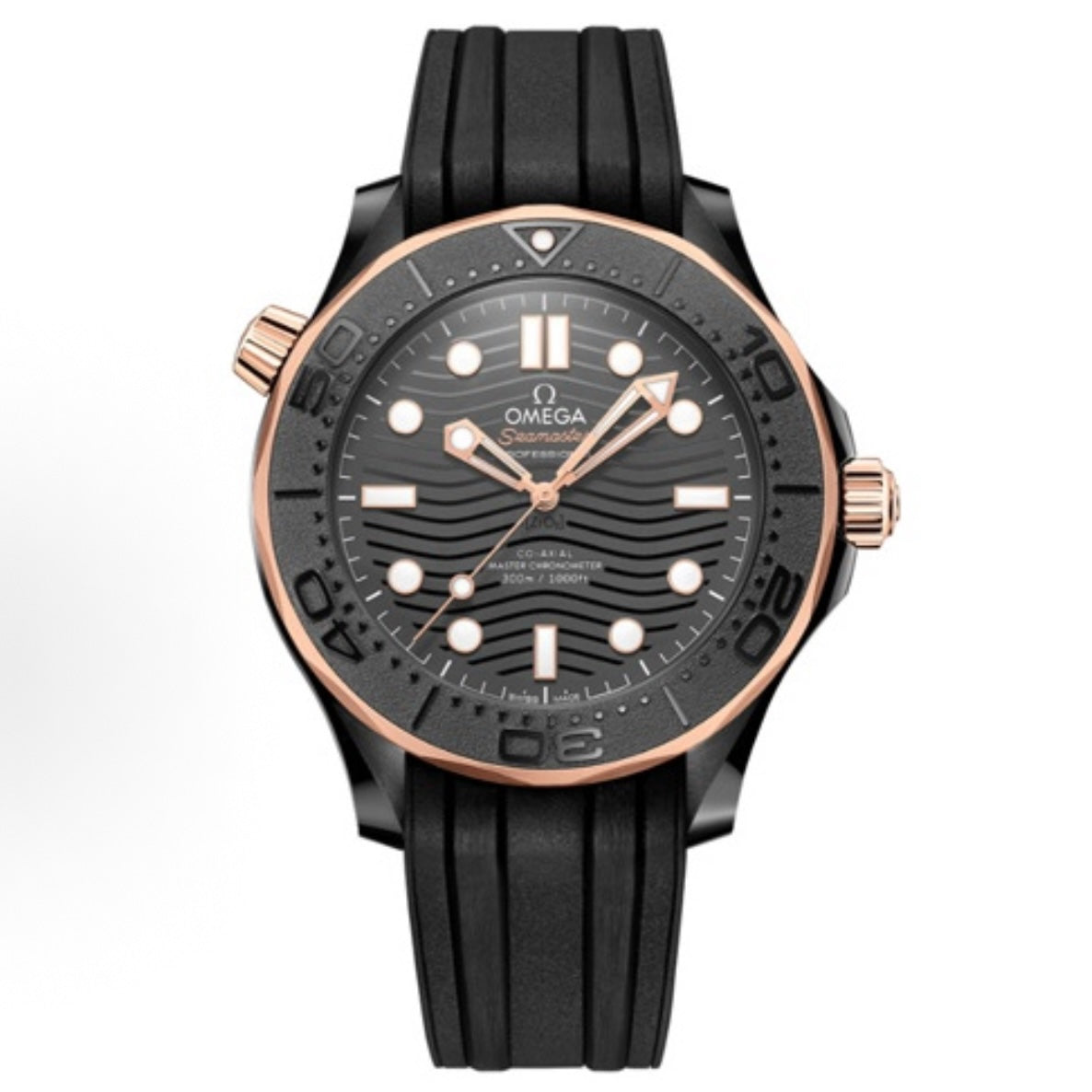 Omega Seamaster 300m Super Clone Watch | 43.5mm Full Black Zirconia Ceramic Case