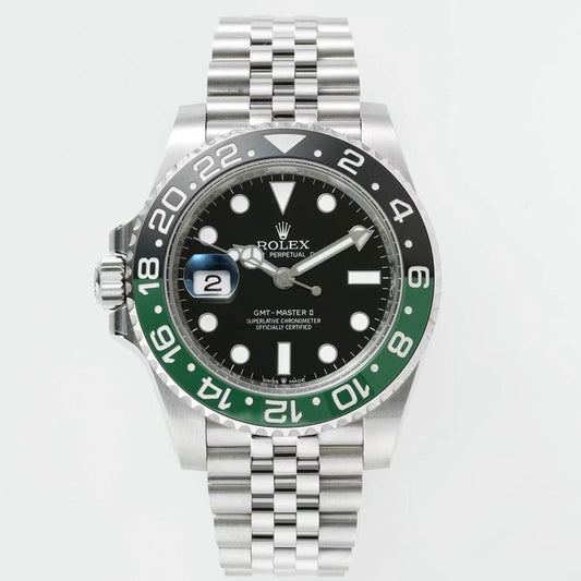 Rolex GMT Travel Watch 904L Steel Cal.3285 Movement