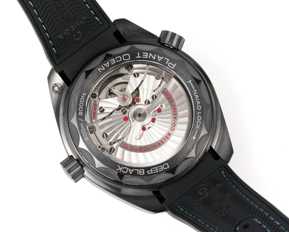 OMEGA Seamaster Planet Ocean 600M Worldtimer Full Black Ceramic Dive Watch