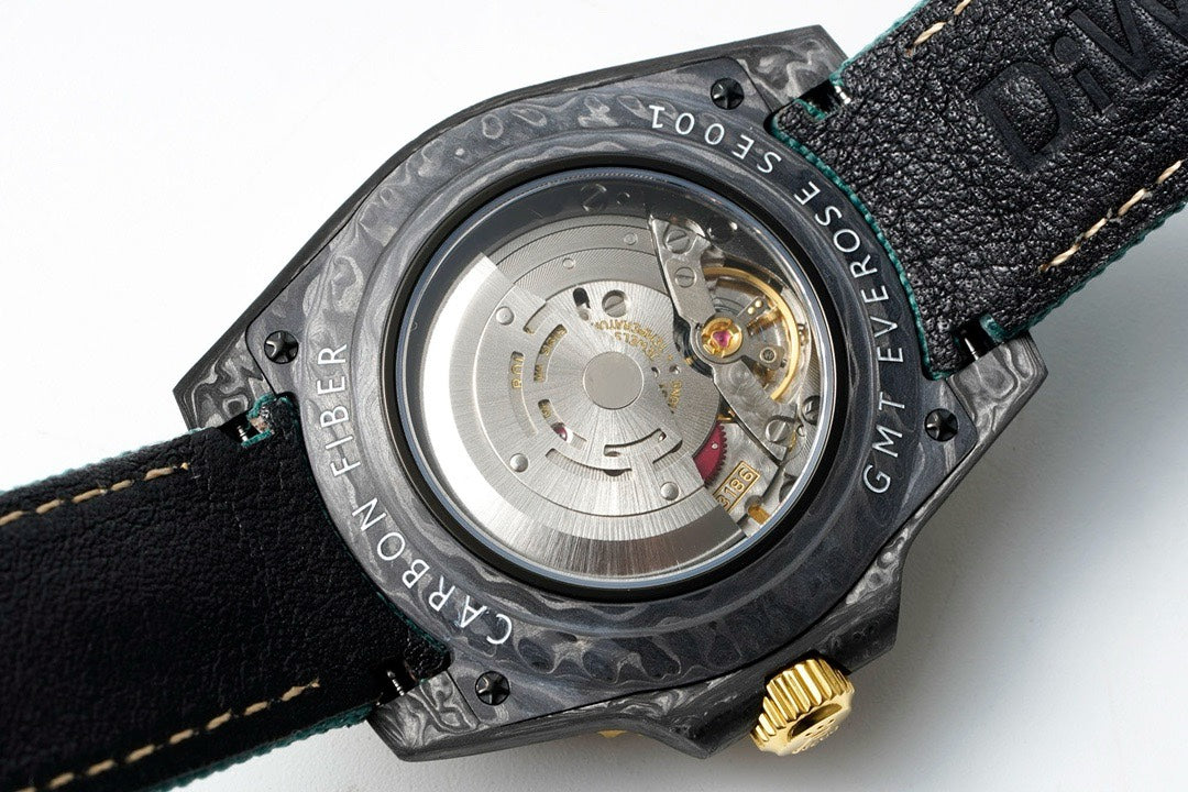Rolex GMT-Master II Carbon Watch | Cal.3186 Automatic Movement, Forged Carbon Case