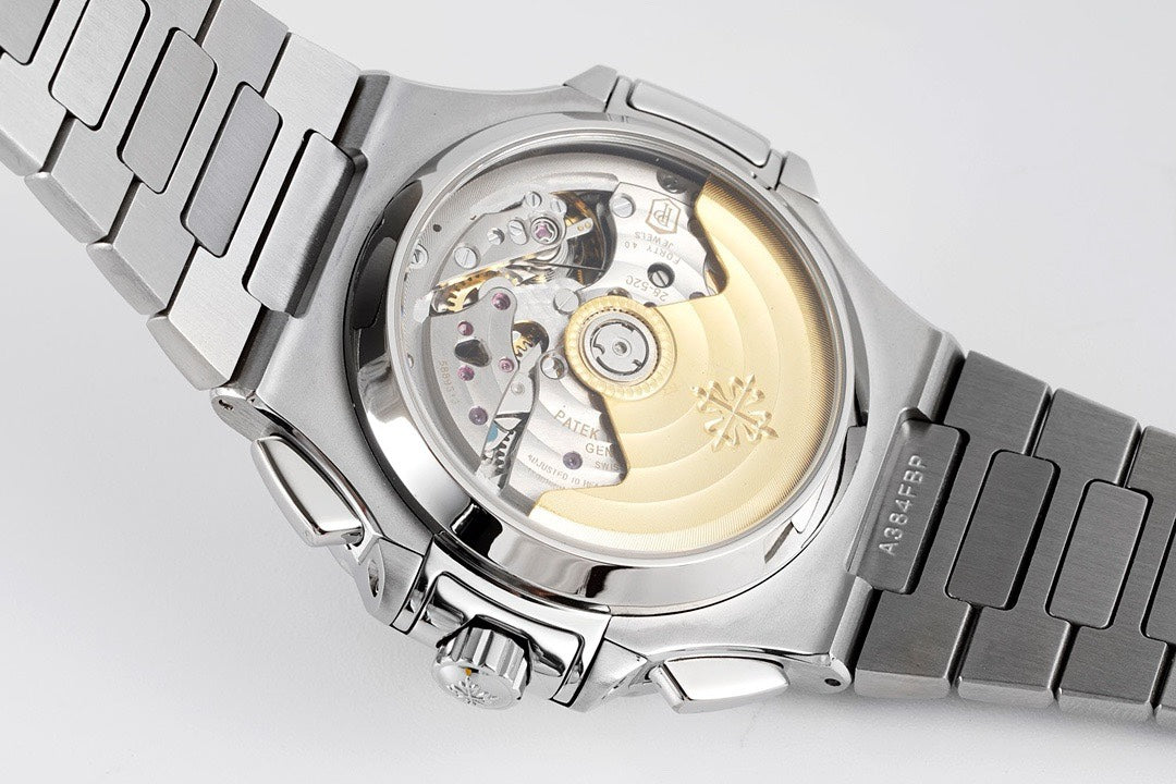 Patek Philippe Nautilus 5980 Chronograph Watch, 40.5mm, Real Working Small Second & Chronograph Functions