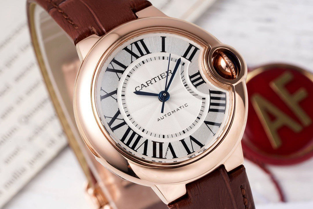 Cartier Ballon Bleu AF Upgraded 33mm Women Automatic Wristwatch
