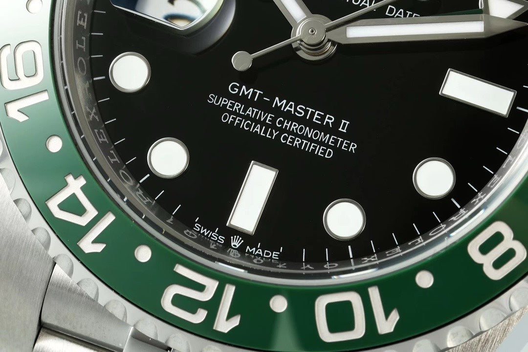Rolex GMT Travel Watch 904L Steel Cal.3285 Movement
