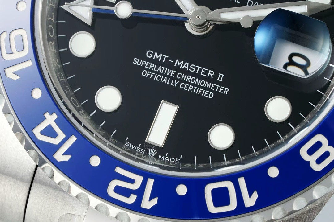 Rolex GMT Travel Watch 904L Steel Cal.3285 Movement