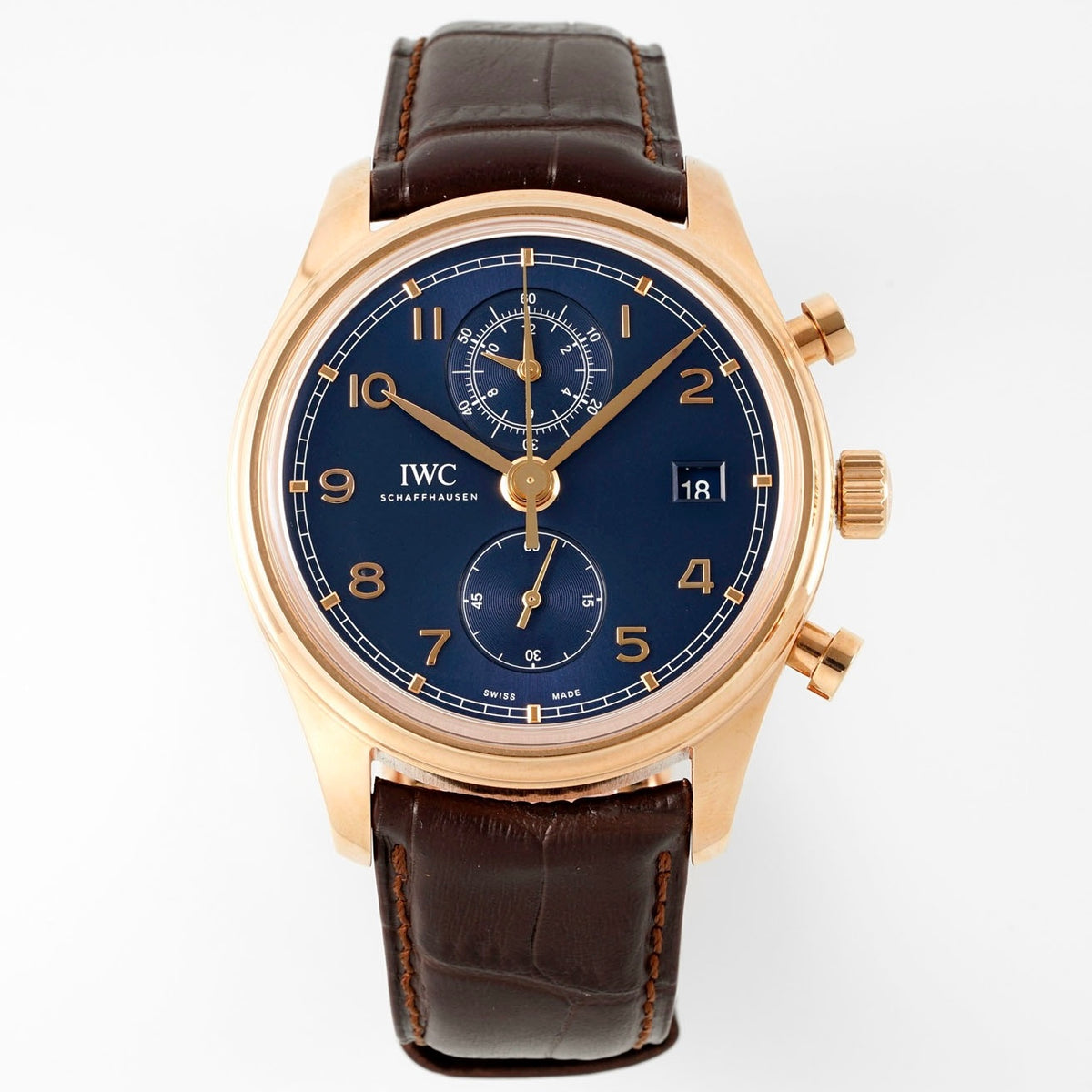 IWC Da Vinci Chronograph Watch 42mm | Modified Cal.89361 Integrated Movement Full Working Functions