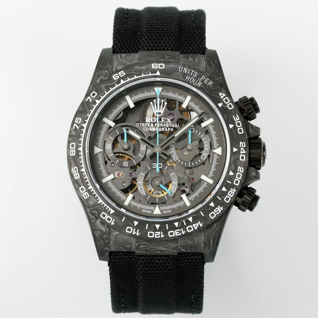 Rolex Diw Carbon Skeleton Chronograph