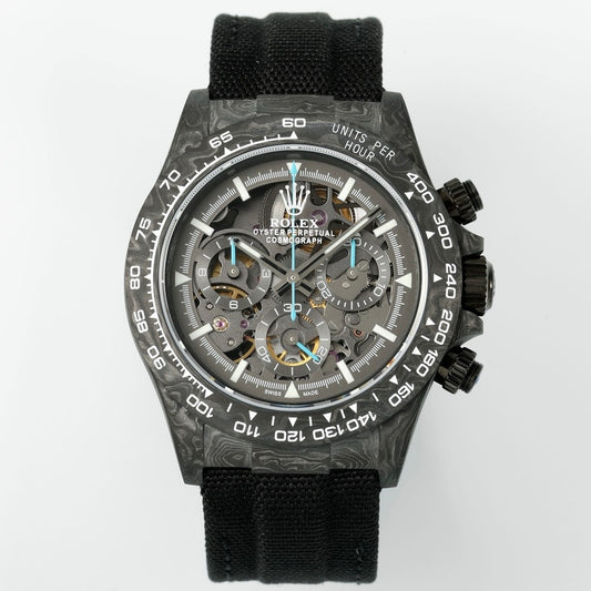 Rolex Diw Carbon Skeleton Chronograph