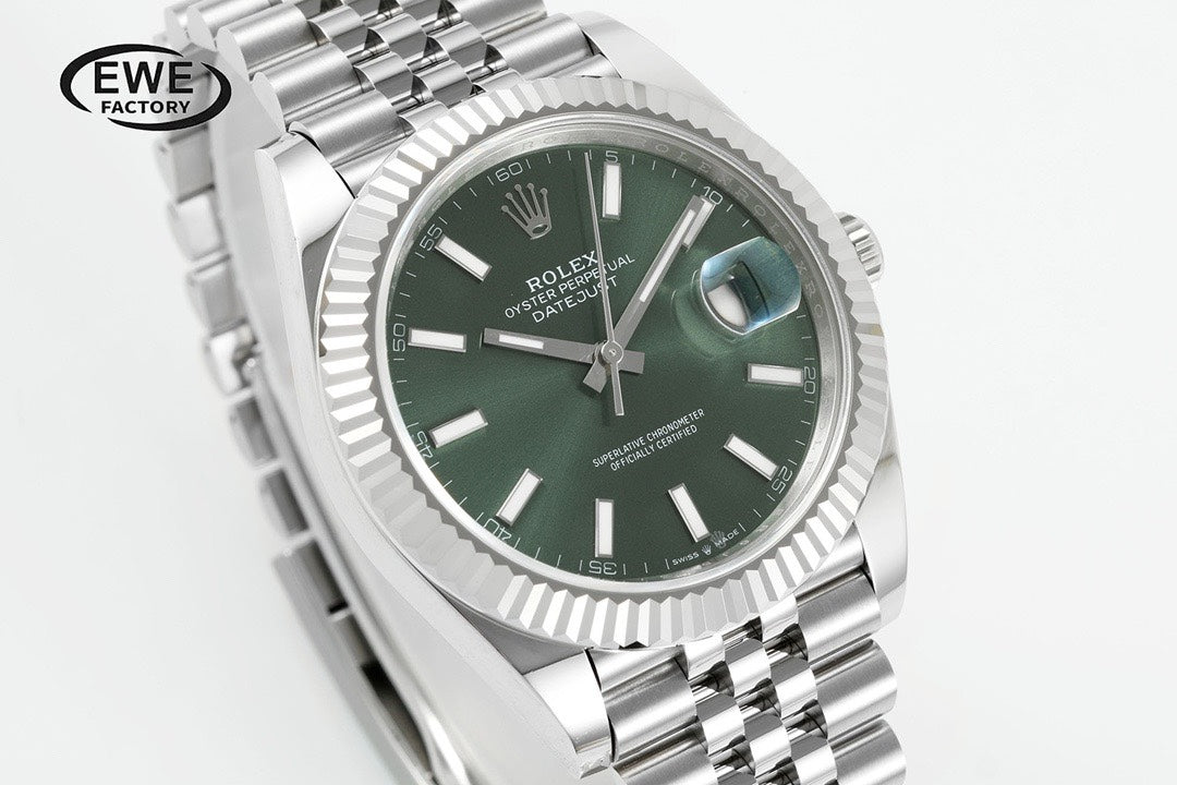 Rolex EWE Factory Datejust 41mm Men Watch, 3235 Automatic Movement, 904L Steel