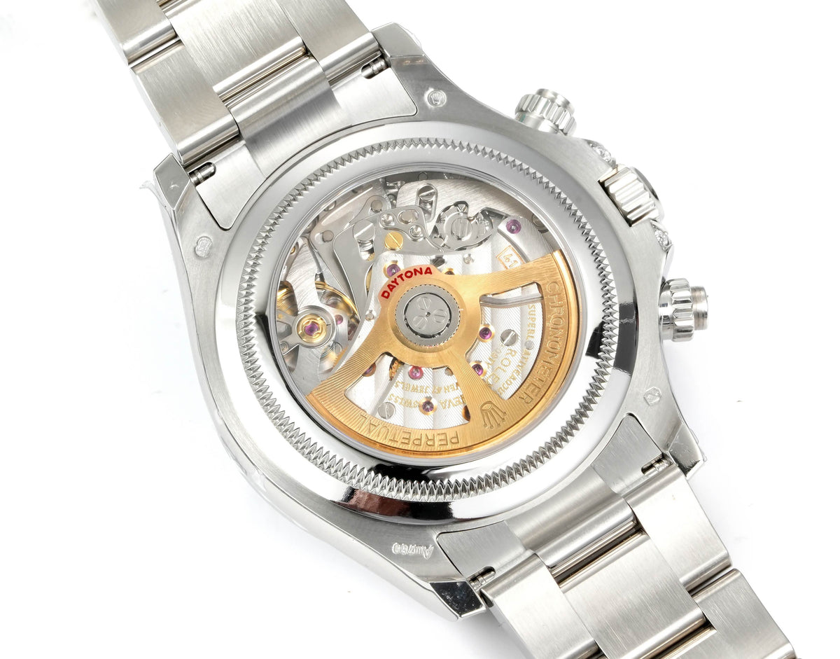 Rolex Cosmograph Daytona 40mm N+ Factory V2 Weighted Baguette Bezel Automatic Watch