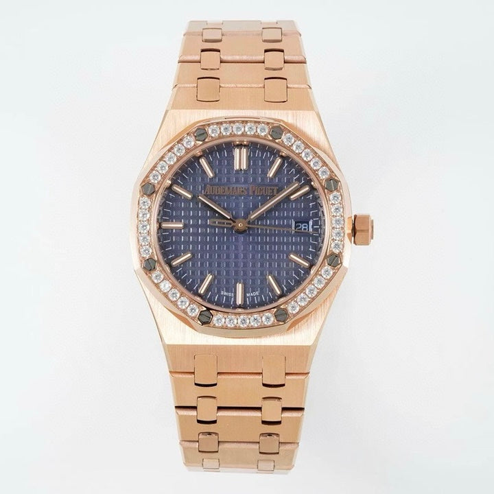 Audemars Piguet Royal Oak Ladies Automatic Watch 34mm, Ref.77350 / 77351