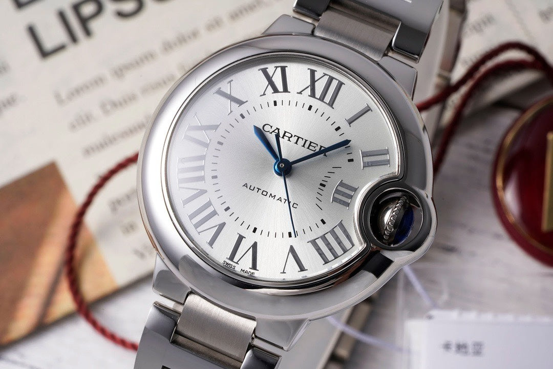 Cartier Ballon Bleu AF Upgraded 33mm Women Automatic Wristwatch