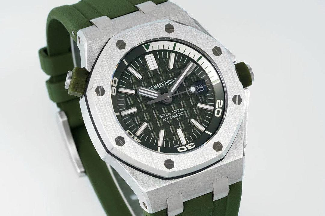 Audemars Piguet Royal Oak Offshore Diver 15710 Steel Watch | IPF Factory Cal.3120 Integrated Movement