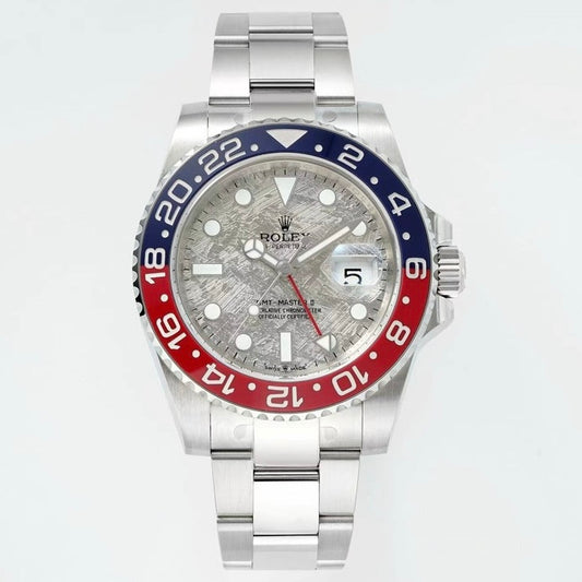Rolex GMT Travel Watch 904L Steel Cal.3285 Movement