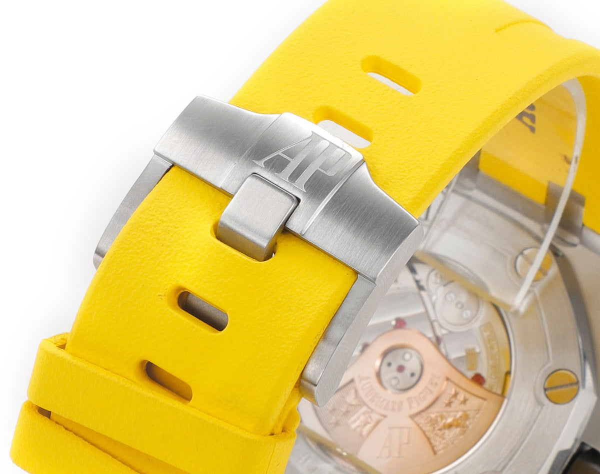 Audemars Piguet Royal Oak Offshore Chronograph 42mm | Cal.3124 Automatic Watch Rubber Strap