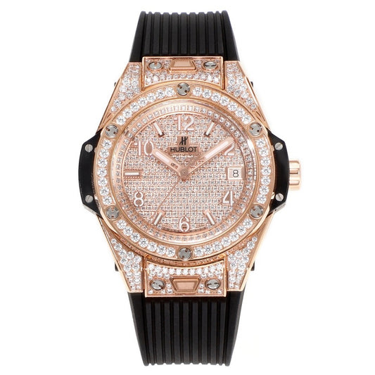 Hublot Big Bang One Click Full Paved Diamond 39mm Automatic Ladies Watch