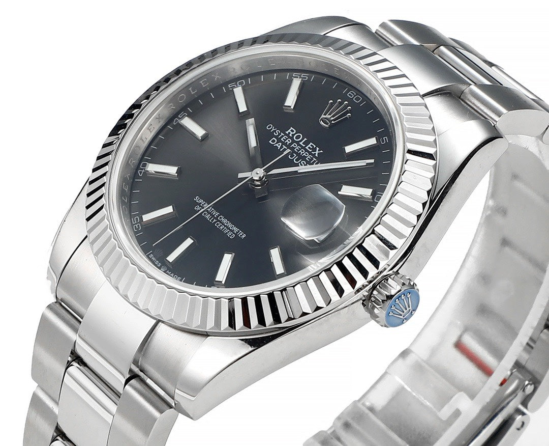 Rolex Datejust 41mm Automatic Watch 3235 Movement 72‑Hour Power Reserve Fluted Bezel