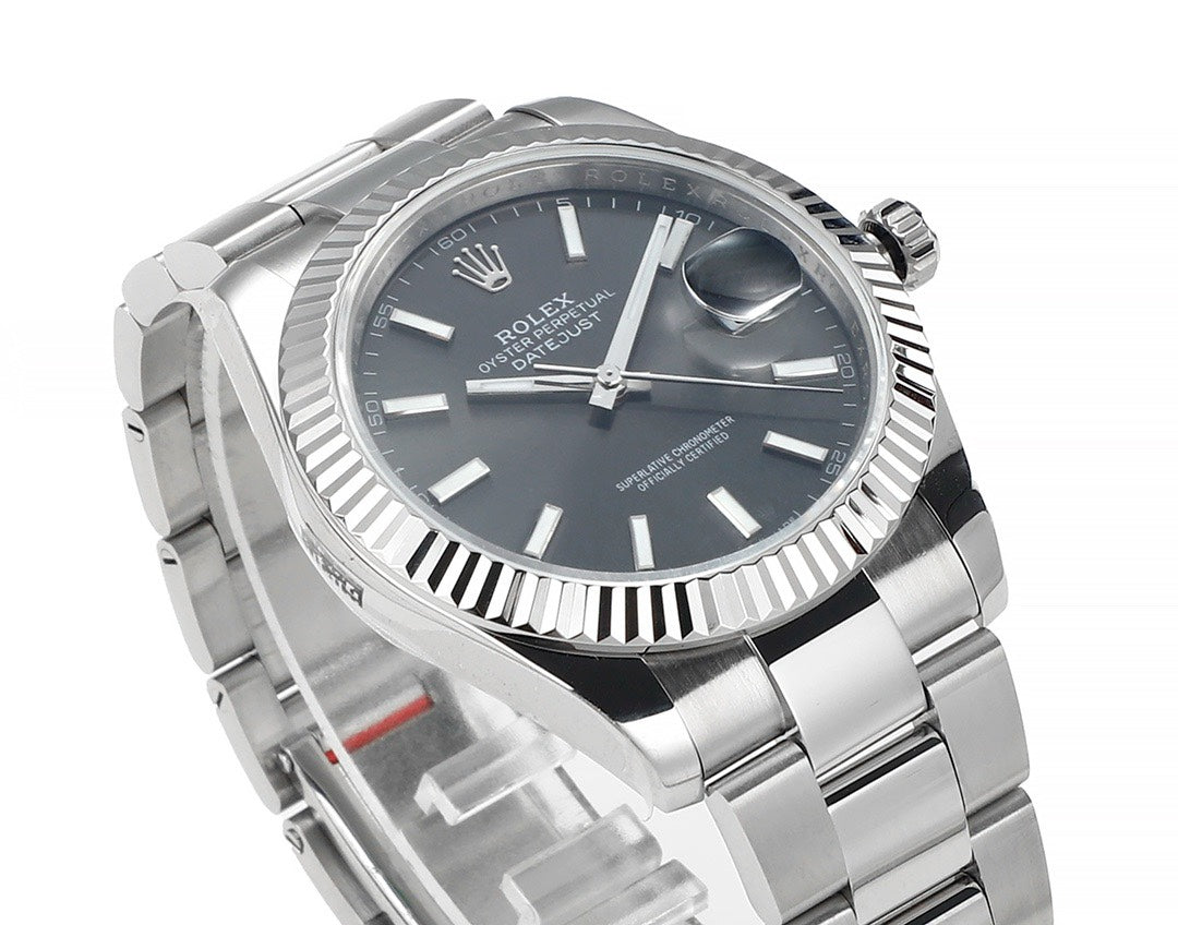 Rolex Datejust 41mm Automatic Watch 3235 Movement 72‑Hour Power Reserve Fluted Bezel