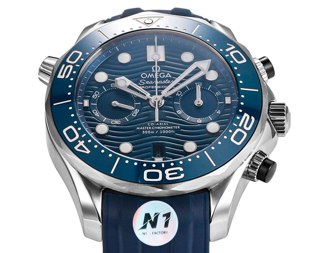 OMEGA Seamaster 300 Chronograph 44mm Dive Watch Cal.9900 Full Function Ceramic Bezel