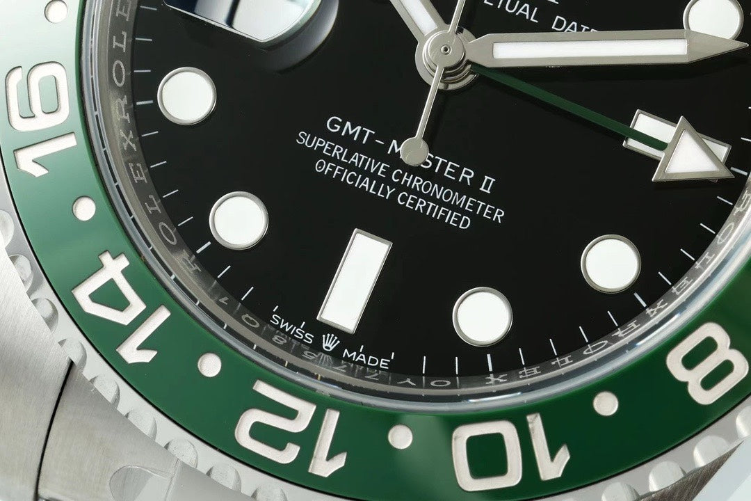 Rolex GMT Travel Watch 904L Steel Cal.3285 Movement