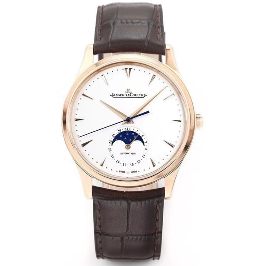 Jaeger-LeCoultre Master Ultra Thin Moon Automatic Watch, Multiple Dial & Case Color Options