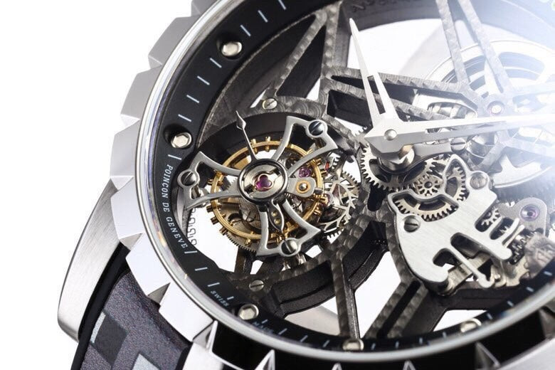 Roger Dubuis RDDBEX0938 Skeleton Tourbillon Watch