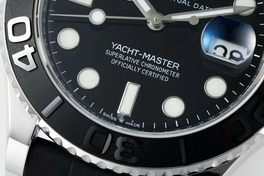 Rolex EWE Factory Yacht Master 42 Automatic Watch Custom 3235 Movement Rubber Strap