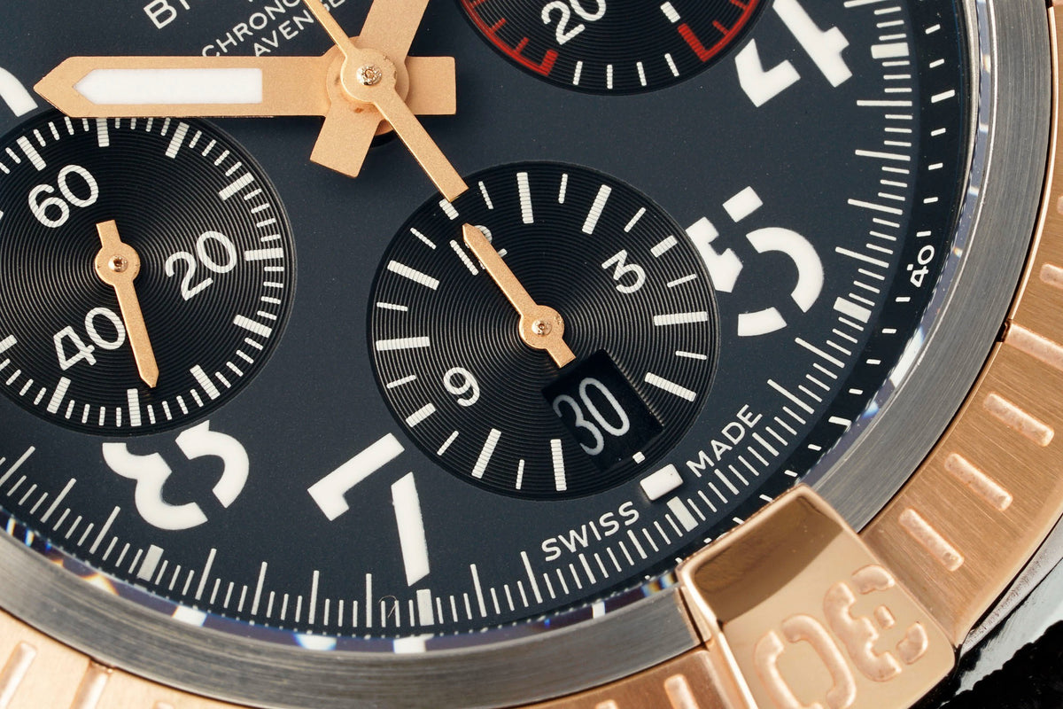 BREITLING Avenger B01 Chronograph 45mm Pilot Watch | BLS Factory Cal.B01 Modified Movement