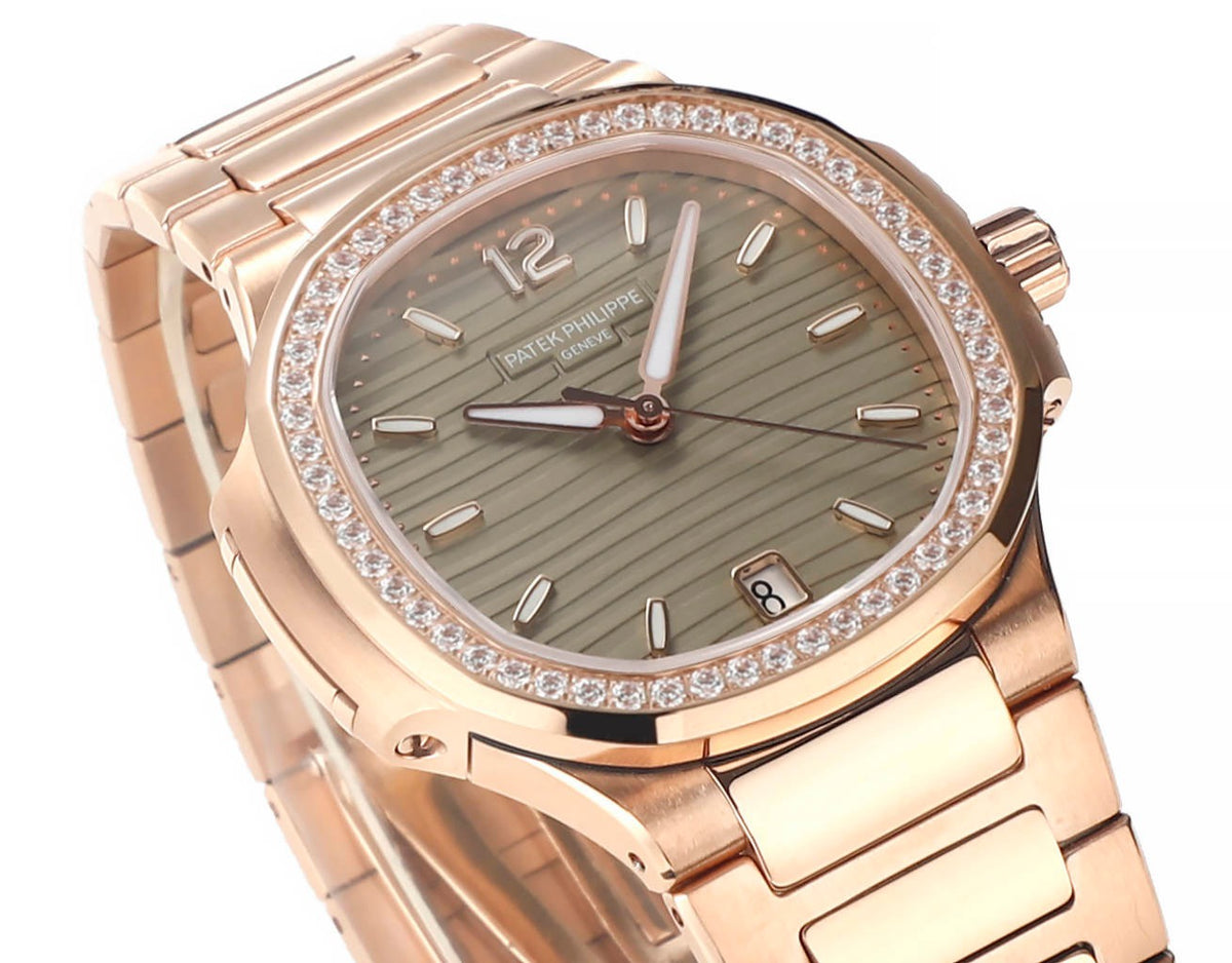 Patek Philippe Nautilus 7118 Ladies Watch 35mm| Custom Cal.324SC