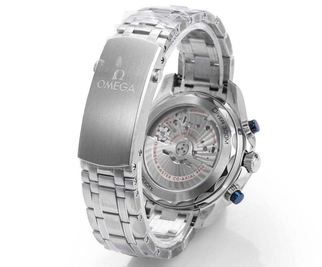 OMEGA Seamaster 300 Chronograph 44mm Dive Watch Cal.9900 Full Function Ceramic Bezel