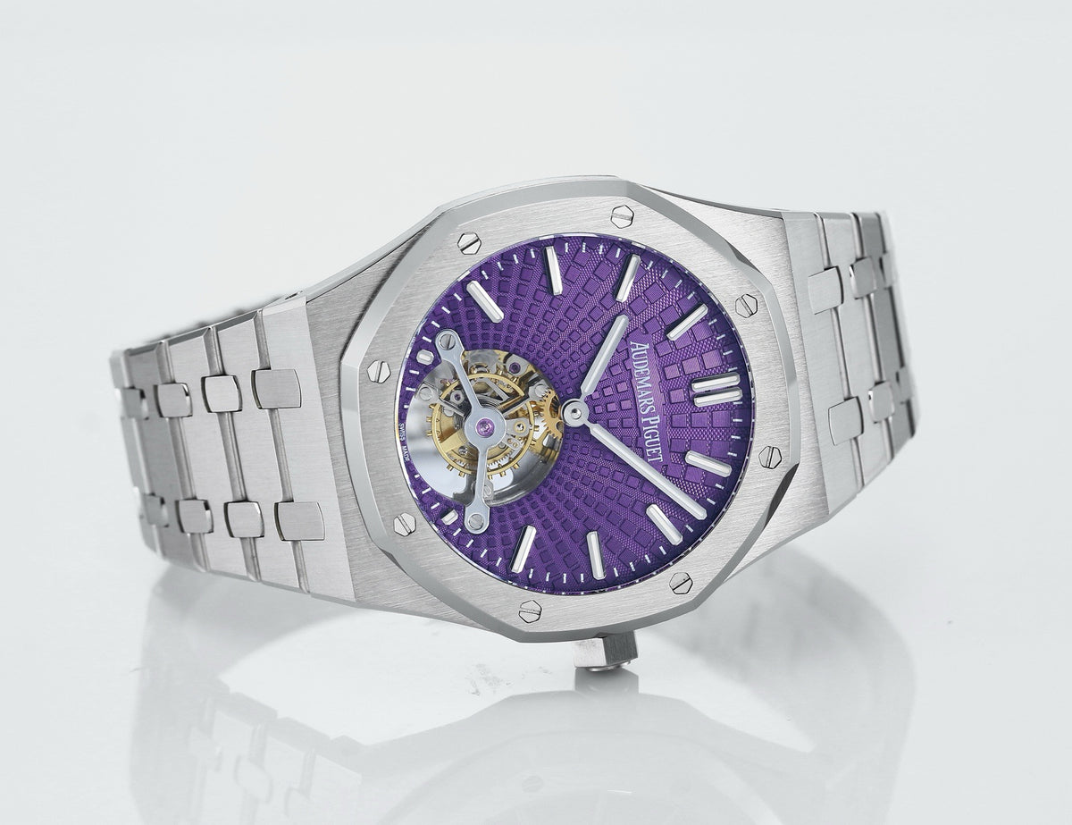 Audemars Piguet Royal Oak Tourbillon 41mm Evolutive Tapisserie Dial Automatic Watch
