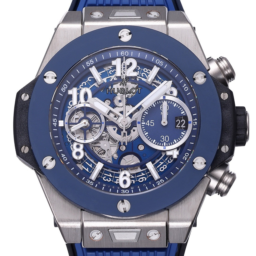 Hublot Big Bang Automatic Chronograph Watch 42mm Titanium Rubber Strap