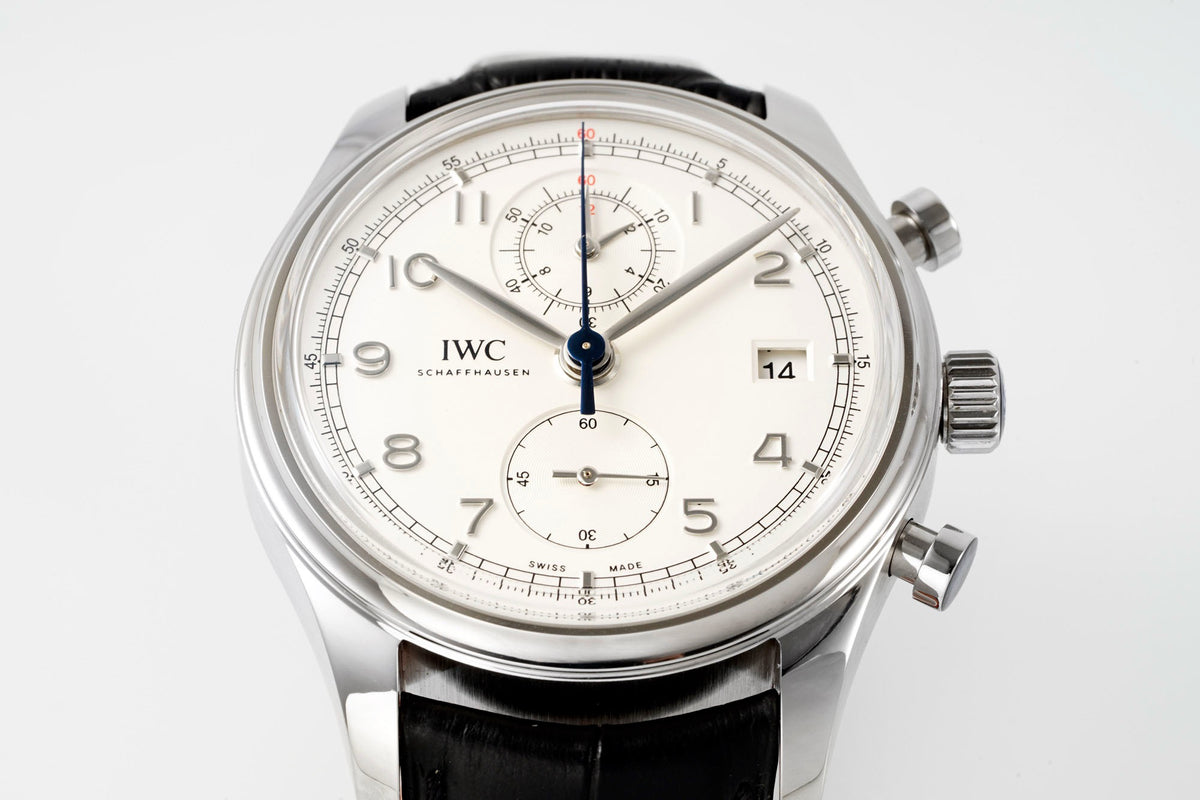IWC Da Vinci Chronograph Watch 42mm | Modified Cal.89361 Integrated Movement Full Working Functions