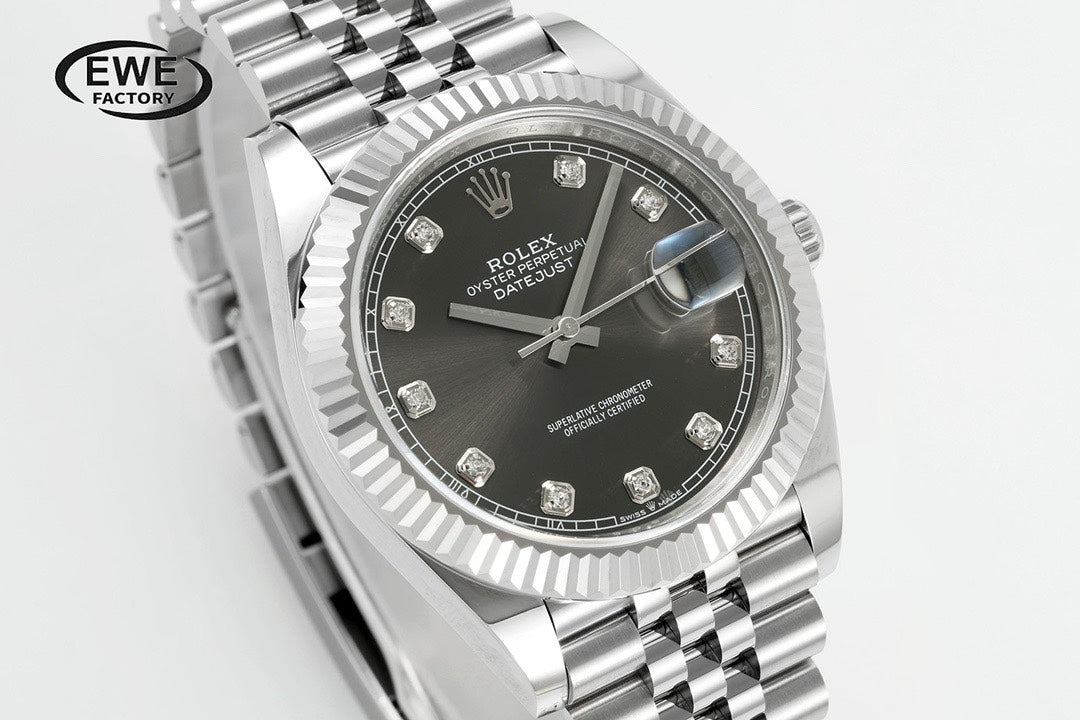 Rolex EWE Factory Datejust 41mm Men Watch, 3235 Automatic Movement, 904L Steel