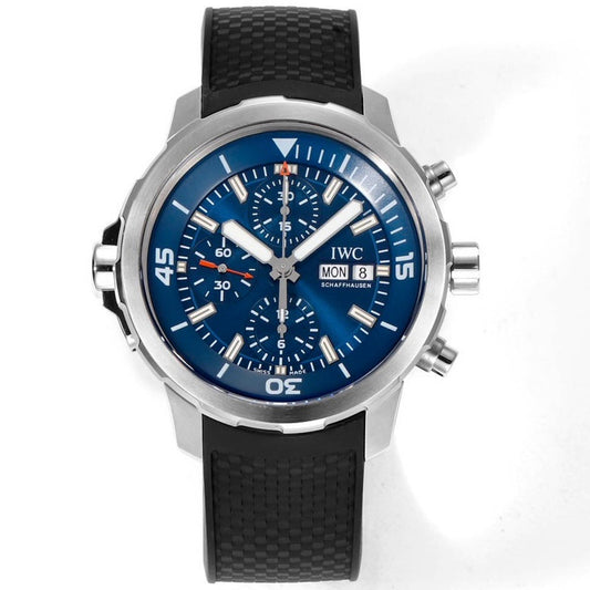 IWC Aquatimer Chronograph Watch 44mm | Quick Release Fluororubber Strap