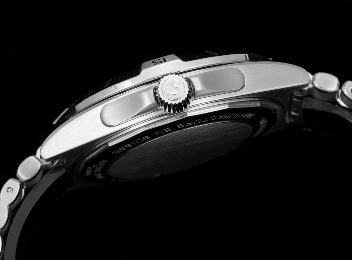 Breitling Chronomat GMT 40mm Automatic Steel Watch Multi‑Color Dial Bullet Bracelet