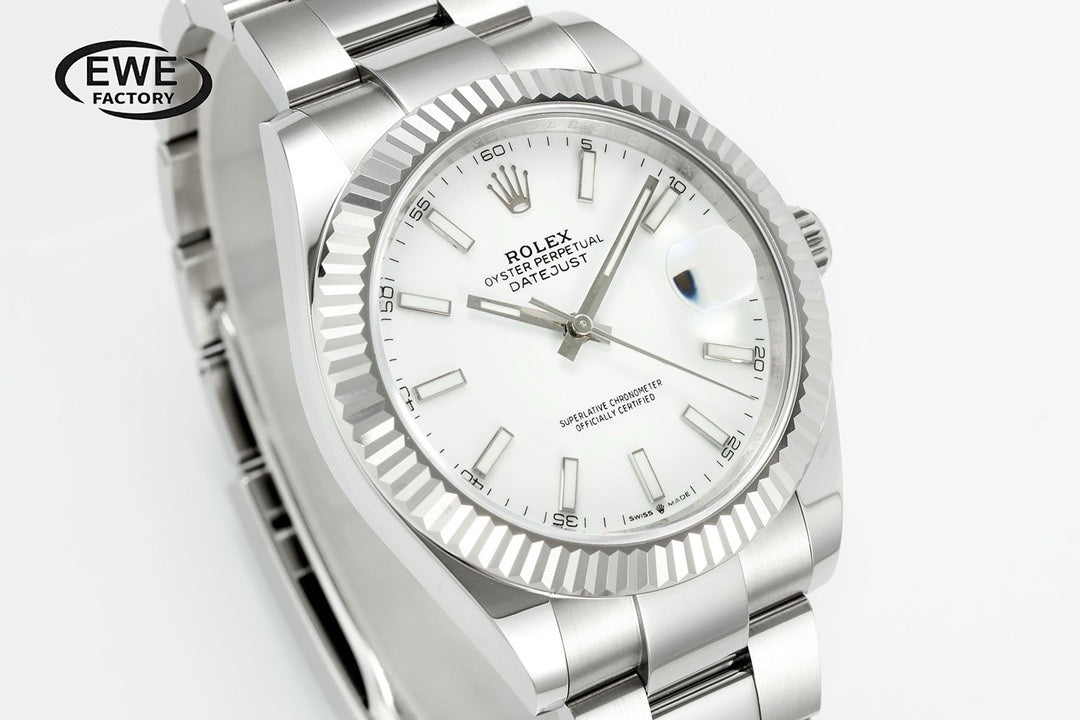 Rolex EWE Factory Datejust 41mm Men Watch, 3235 Automatic Movement, 904L Steel