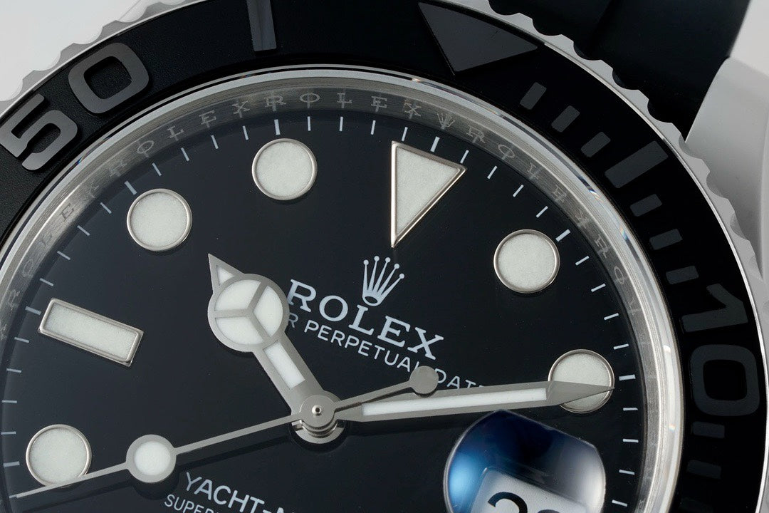 Rolex EWE Factory Yacht Master 42 Automatic Watch Custom 3235 Movement Rubber Strap