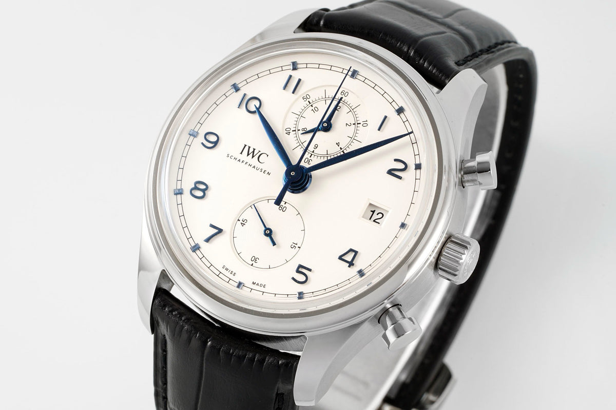 IWC Da Vinci Chronograph Watch 42mm | Modified Cal.89361 Integrated Movement Full Working Functions